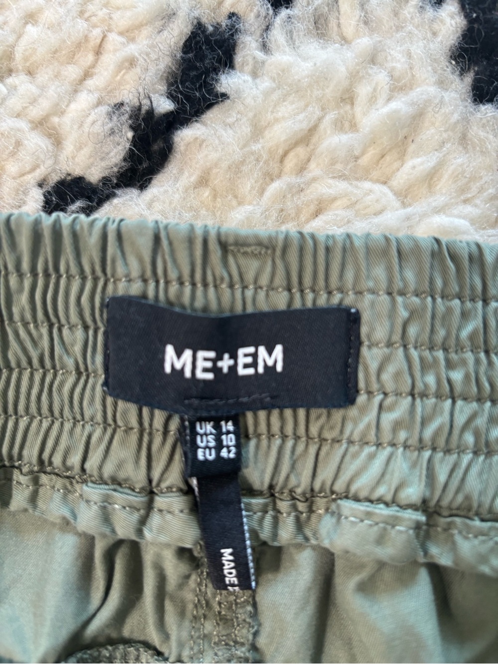 ME+EM Pima Cotton Cargo Trousers, size L - Picture 4 of 6